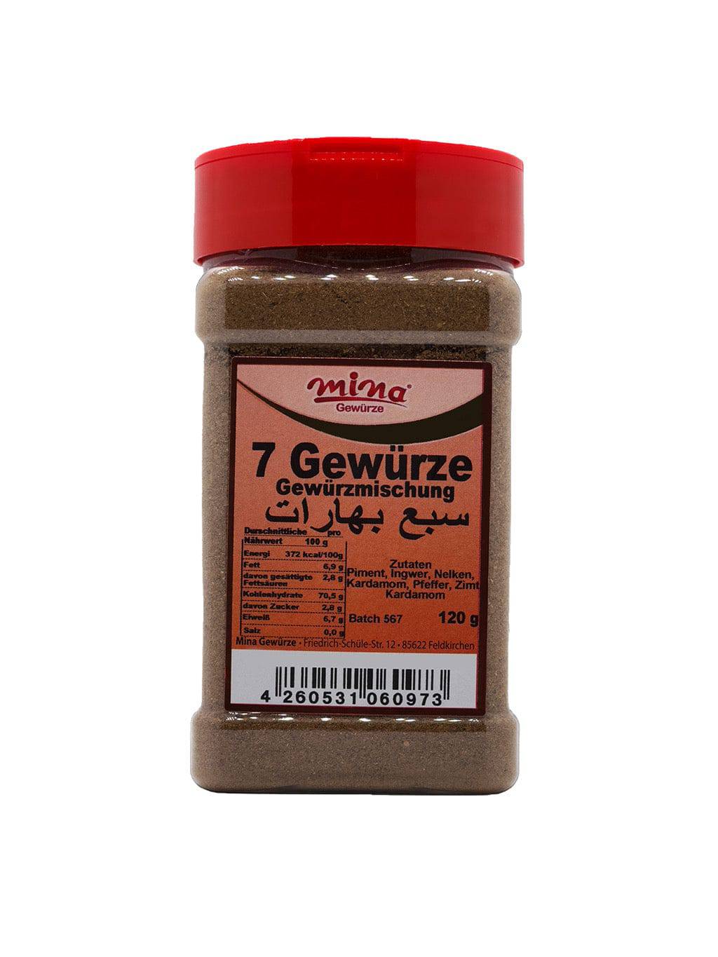 7 Gewürzmischung-Saba Baharat-Yedi Baharat – Mina Gewürze